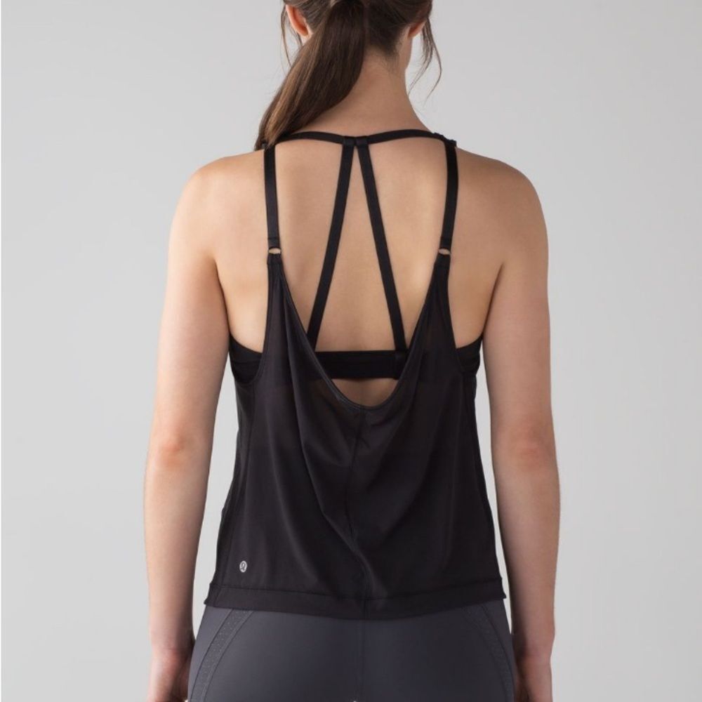 lululemon athletica Black Tank Top